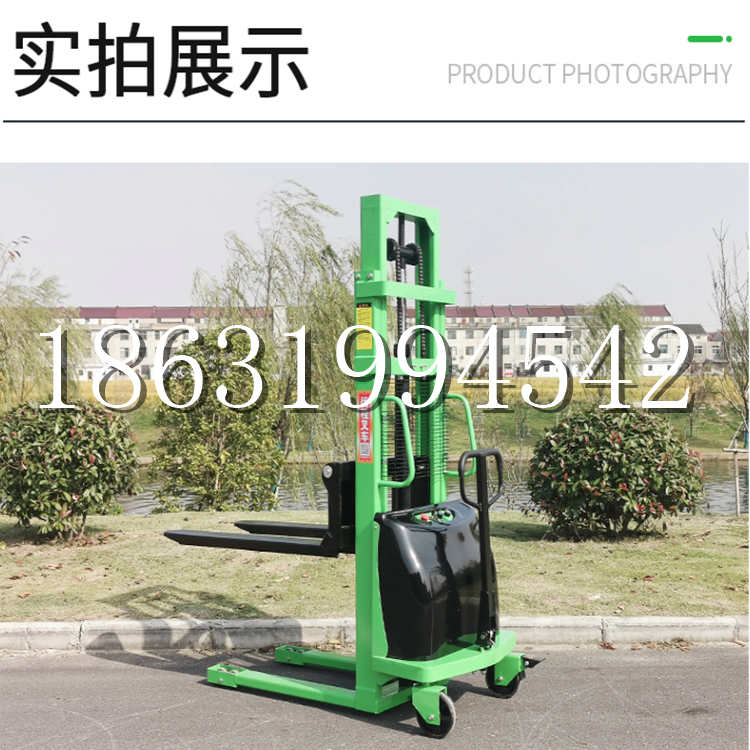 献县电动叉车堆高车液压铲车电瓶1吨2吨站驾步行式小型全自动叉车